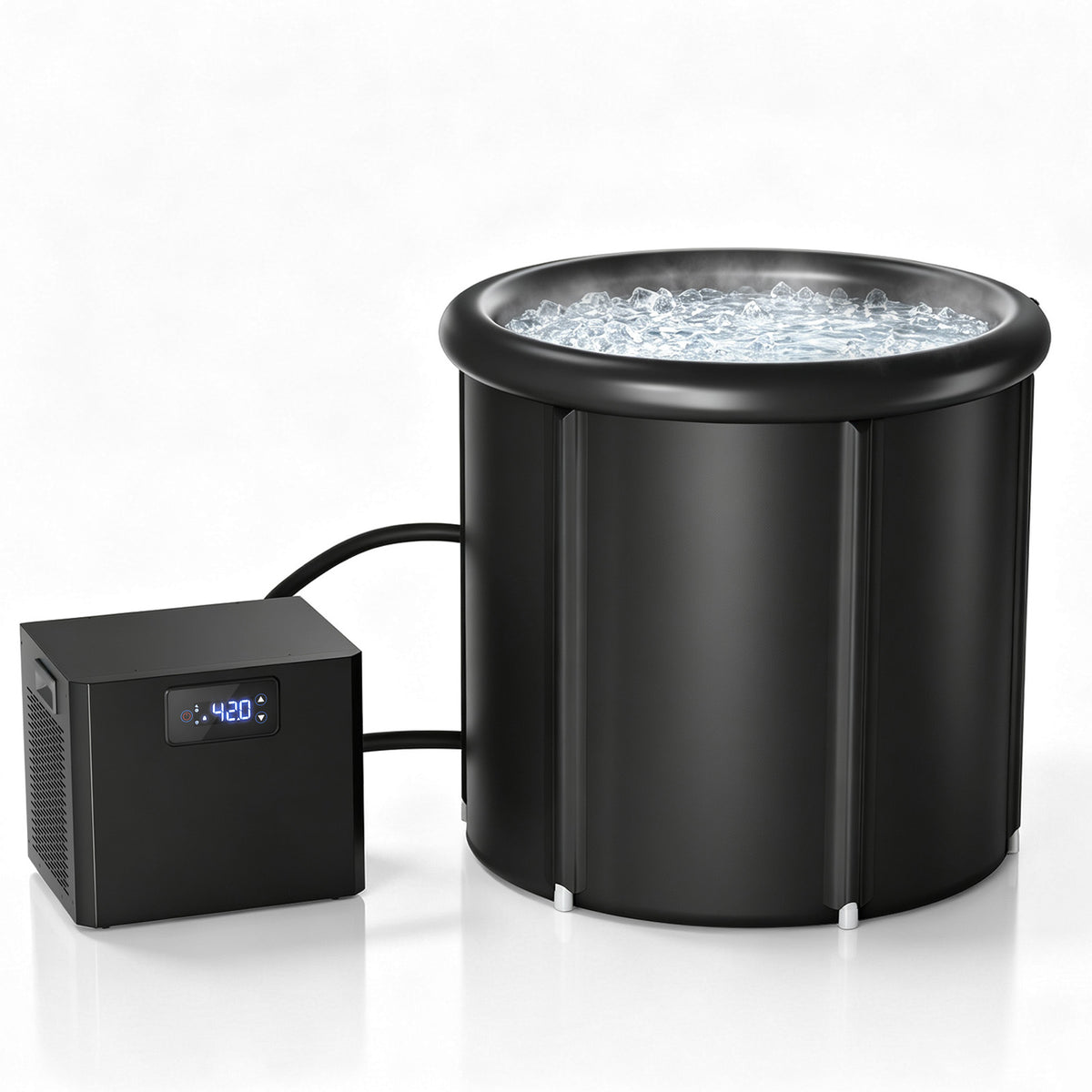 Ecojoy 1/3HP Water Chiller Ice Bath Chiller Cold Plunge Chiller Chiller & Tub with Pod