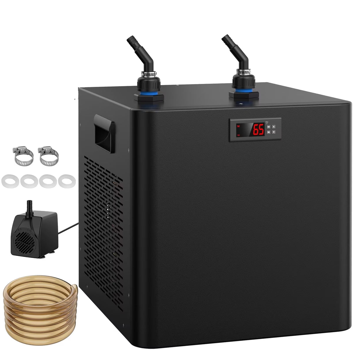 Ecojoy Aquarium Chiller,132gal 500L, 1/2 HP Aquarium Water Chiller for axolotl,Hydroponic System,ice bath