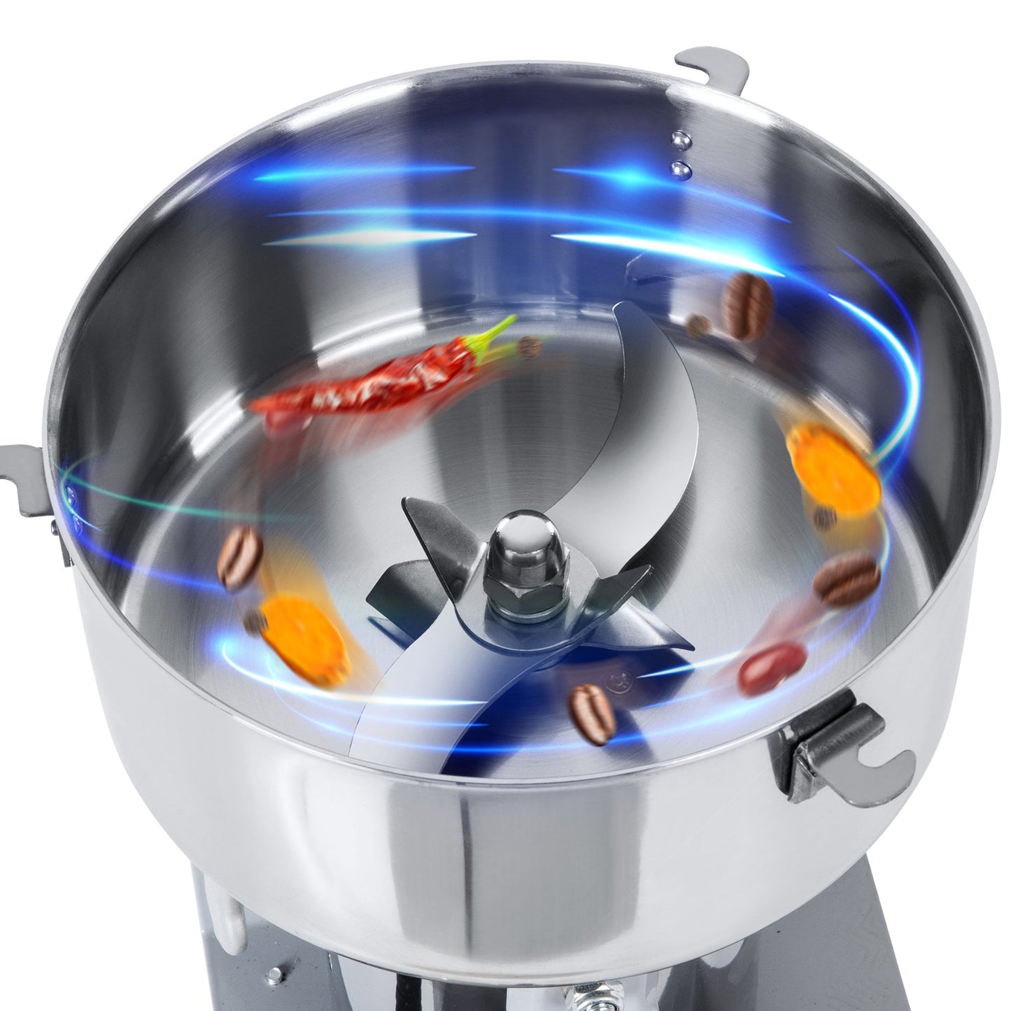 2500g Electric Grain Grinder Commercial Swing Type Dry Mill Machine