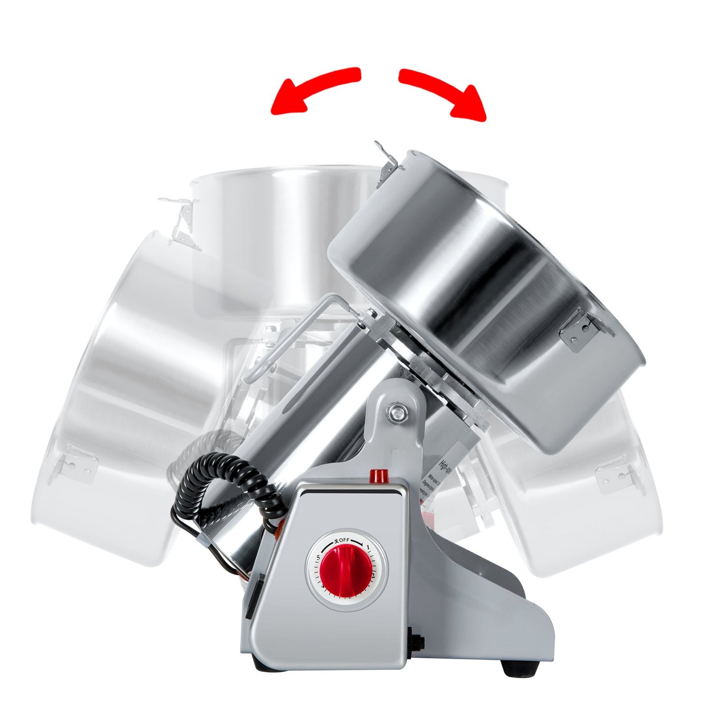 2500g Electric Grain Grinder Commercial Swing Type Dry Mill Machine
