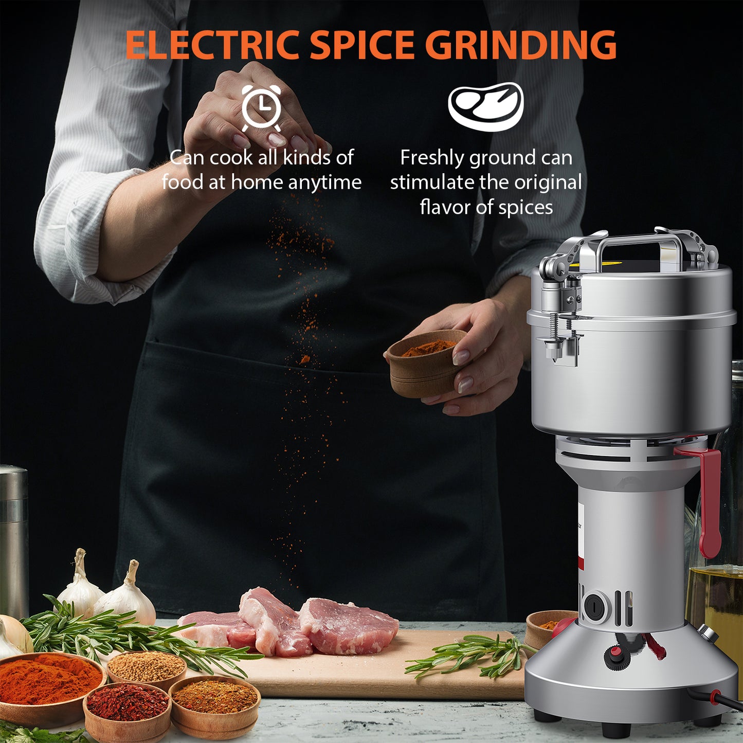 Pulverizer Electric Pulverizer Household Small Grain Dry Grinding Wall  Crusher Grinder - Temu Japan